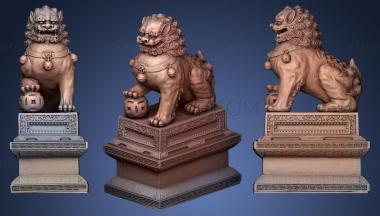 3D model Chinese Lion (STL)